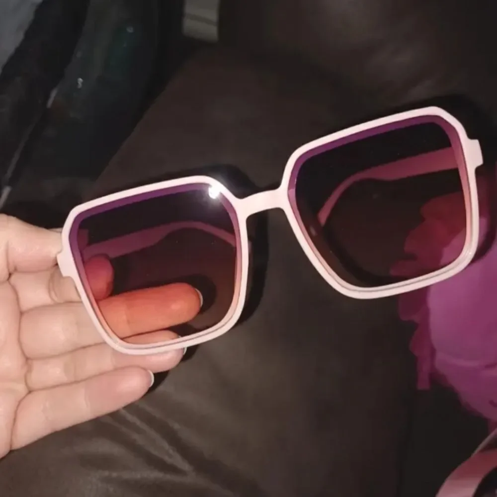 Ladies Nude Pink New Oversized sunglasses
